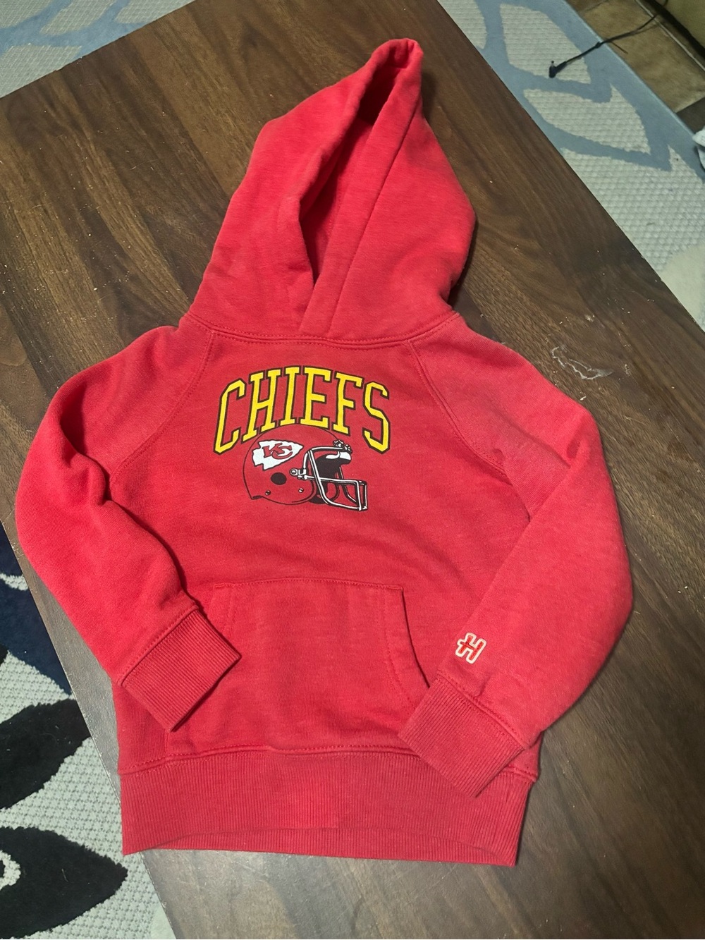HOMAGE Red Kansas City Chiefs Kids Hoodie with Logo